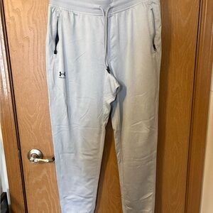 Under Armour Men's Light Gray Joggers